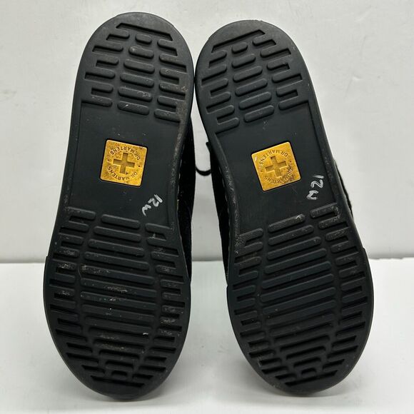 Dr. Martens Ankle Boots Size 5 L Air Wair Sheridan Black Matte Softwair Footbed - Picture 12 of 13